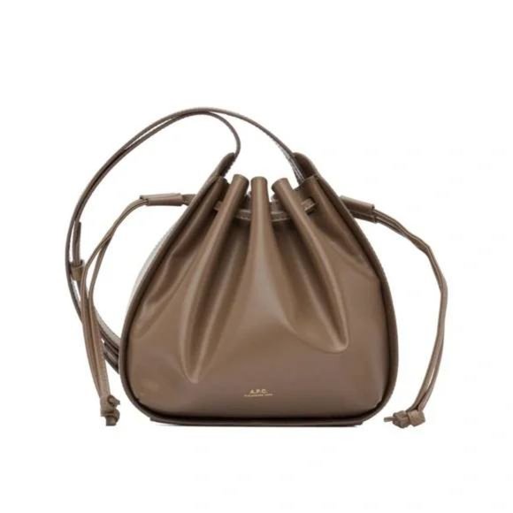 A.P.C. Taupe Small Courtney Shoulder Bag (BNWT) - Picture 2 of 4